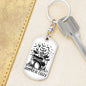 Drummers Be Crazy Keychain Dog Tag Stainless Steel or 18k Gold-Express Your Love Gifts