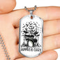 Drummers Be Crazy Necklace Stainless Steel or 18k Gold Dog Tag 24" Chain-Express Your Love Gifts