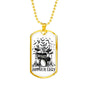 Drummers Be Crazy Necklace Stainless Steel or 18k Gold Dog Tag 24" Chain-Express Your Love Gifts