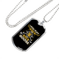 Duck Goose Necklace Stainless Steel or 18k Gold Dog Tag 24" Chain-Express Your Love Gifts