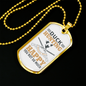 Duck Hunting Necklace Stainless Steel or 18k Gold Dog Tag 24" Chain-Express Your Love Gifts