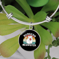 Dungeon White Meowster Cat Bracelet Stainless Steel or 18k Gold Circle Bangle-Express Your Love Gifts