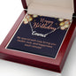 Happy Birthday Custom Name Necklace Special Wish Message-Express Your Love Gifts