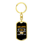 Each Of Us Keychain Stainless Steel or 18k Gold Dog Tag Keyring-Express Your Love Gifts