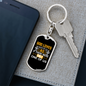 Each Of Us Keychain Stainless Steel or 18k Gold Dog Tag Keyring-Express Your Love Gifts