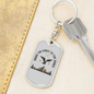 Eagle To Jungle Hunter'S Keychain Gift Stainless Steel or 18k Gold Dog Tag Keyring-Express Your Love Gifts