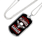 Earned Title Plumber Necklace Stainless Steel or 18k Gold Dog Tag 24" Chain-Express Your Love Gifts