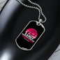 Easily Distracted by Basset Hound Necklace Stainless Steel or 18k Gold Dog Tag 24" Chain-Express Your Love Gifts