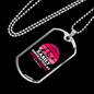 Easily Distracted by Basset Hound Necklace Stainless Steel or 18k Gold Dog Tag 24" Chain-Express Your Love Gifts