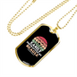 Easily Distracted by Beagle Necklace Stainless Steel or 18k Gold Dog Tag 24" Chain-Express Your Love Gifts