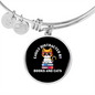 Easily Distracted By Books Cat Bracelet Stainless Steel or 18k Gold Circle Bangle-Express Your Love Gifts