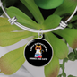 Easily Distracted By Books Cat Bracelet Stainless Steel or 18k Gold Circle Bangle-Express Your Love Gifts