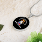 Easily Distracted By Books Cat Circle Necklace Stainless Steel or 18k Gold 18-22"-Express Your Love Gifts
