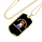Easily Distracted By Books Cats Necklace Stainless Steel or 18k Gold Dog Tag 24" Chain-Express Your Love Gifts