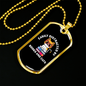 Easily Distracted By Books Cats Necklace Stainless Steel or 18k Gold Dog Tag 24" Chain-Express Your Love Gifts
