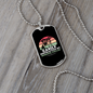 Easily Distracted by Border Collie Necklace Stainless Steel or 18k Gold Dog Tag 24" Chain-Express Your Love Gifts