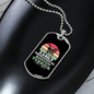 Easily Distracted by Boston Terrier Necklace Stainless Steel or 18k Gold Dog Tag 24" Chain-Express Your Love Gifts
