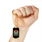 Easily Distracted by Boston Terrier Necklace Stainless Steel or 18k Gold Dog Tag 24" Chain-Express Your Love Gifts
