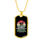 Easily Distracted by Boston Terrier Necklace Stainless Steel or 18k Gold Dog Tag 24" Chain-Express Your Love Gifts
