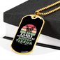 Easily Distracted by Boston Terrier Necklace Stainless Steel or 18k Gold Dog Tag 24" Chain-Express Your Love Gifts