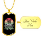Easily Distracted by Boston Terrier Necklace Stainless Steel or 18k Gold Dog Tag 24" Chain-Express Your Love Gifts