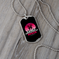 Easily Distracted by Boxer Necklace Stainless Steel or 18k Gold Dog Tag 24" Chain-Express Your Love Gifts