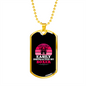 Easily Distracted by Boxer Necklace Stainless Steel or 18k Gold Dog Tag 24" Chain-Express Your Love Gifts