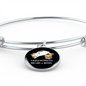 Easily Distracted By Cats Bracelet Stainless Steel or 18k Gold Circle Bangle-Express Your Love Gifts