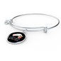 Easily Distracted By Cats Bracelet Stainless Steel or 18k Gold Circle Bangle-Express Your Love Gifts