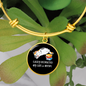 Easily Distracted By Cats Bracelet Stainless Steel or 18k Gold Circle Bangle-Express Your Love Gifts