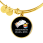 Easily Distracted By Cats Bracelet Stainless Steel or 18k Gold Circle Bangle-Express Your Love Gifts