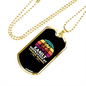 Easily Distracted by Cocker Spaniel Necklace Stainless Steel or 18k Gold Dog Tag 24" Chain-Express Your Love Gifts