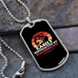 Easily Distracted by Dachshund Necklace Stainless Steel or 18k Gold Dog Tag 24" Chain-Express Your Love Gifts