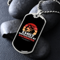 Easily Distracted by Dachshund Necklace Stainless Steel or 18k Gold Dog Tag 24" Chain-Express Your Love Gifts