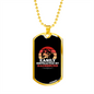 Easily Distracted by Dachshund Necklace Stainless Steel or 18k Gold Dog Tag 24" Chain-Express Your Love Gifts