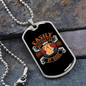 Easily Distracted By Dogs Necklace Stainless Steel or 18k Gold Dog Tag 24" Chain-Express Your Love Gifts