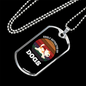 Easily Distracted By Dogs Puppy Necklace Stainless Steel or 18k Gold Dog Tag 24" Chain-Express Your Love Gifts