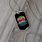 Easily Distracted by German Pinscher Necklace Stainless Steel or 18k Gold Dog Tag 24" Chain-Express Your Love Gifts