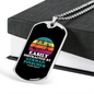 Easily Distracted by German Pinscher Necklace Stainless Steel or 18k Gold Dog Tag 24" Chain-Express Your Love Gifts