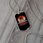 Easily Distracted by German Shepherd Necklace Stainless Steel or 18k Gold Dog Tag 24" Chain-Express Your Love Gifts