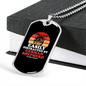 Easily Distracted by German Shepherd Necklace Stainless Steel or 18k Gold Dog Tag 24" Chain-Express Your Love Gifts