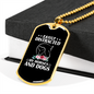 Easily Distracted By Horses and Dogs Horse Necklace Stainless Steel or 18k Gold Dog Tag 24" Chain-Express Your Love Gifts