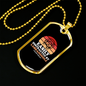 Easily Distracted by Labradoodle Necklace Stainless Steel or 18k Gold Dog Tag 24" Chain-Express Your Love Gifts