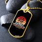 Easily Distracted by Labradoodle Necklace Stainless Steel or 18k Gold Dog Tag 24" Chain-Express Your Love Gifts
