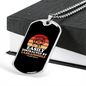 Easily Distracted by Labradoodle Necklace Stainless Steel or 18k Gold Dog Tag 24" Chain-Express Your Love Gifts