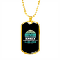 Easily Distracted by Labrador Necklace Stainless Steel or 18k Gold Dog Tag 24" Chain-Express Your Love Gifts