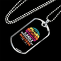Easily Distracted by Maltese Necklace Stainless Steel or 18k Gold Dog Tag 24" Chain-Express Your Love Gifts