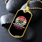 Easily Distracted by Pitbull Necklace Stainless Steel or 18k Gold Dog Tag 24" Chain-Express Your Love Gifts