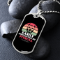 Easily Distracted by Pitbull Necklace Stainless Steel or 18k Gold Dog Tag 24" Chain-Express Your Love Gifts