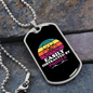 Easily Distracted by Poodle Necklace Stainless Steel or 18k Gold Dog Tag 24" Chain-Express Your Love Gifts